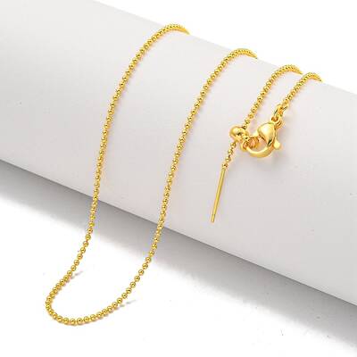 Brass Ball Chain Necklaces for Women