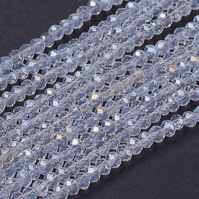 Electroplate Glass Beads Strands