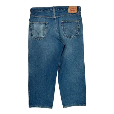 Relaxed Fit 550 Levis Jeans - 36W 25L Blue Cotton