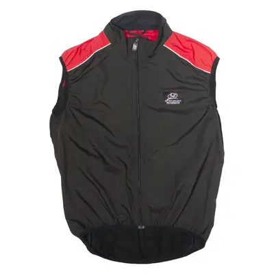 MAX HUERZELER Cycling Mens Track Gilet Black Colourblock L