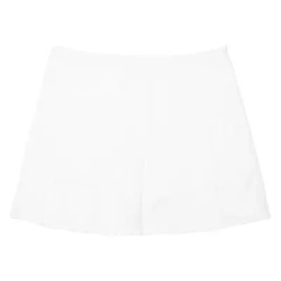 FASHION Womens Pleated Skirt White Short 2XL
