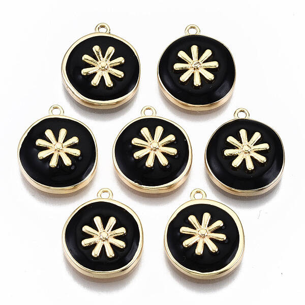 Brass Enamel Pendants