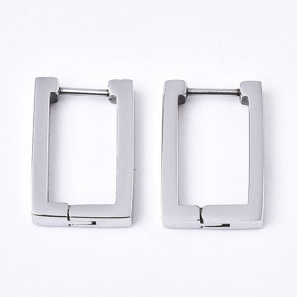 Tarnish Resistant 304 Stainless Steel Huggie Hoop Earrings