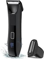Manscape Ball Trimmer for Men, 2-in-1 Body Hair Groomer and Groin Hair Shaver -Dual-Head Trimmer for No-Nick Shaving, Smooth ...