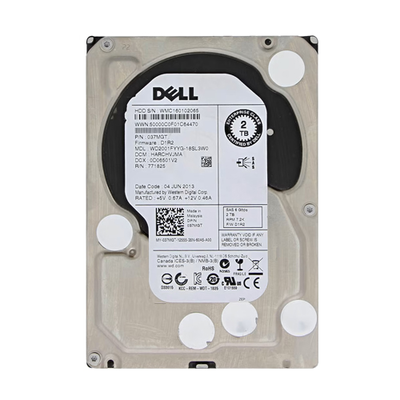 37MGT Dell 2TB 6Gb/s SAS 7200 3.5-Inch Hard Drive