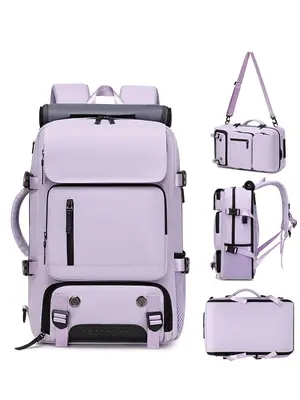 Large Capacity Backpack, Multi-functional Business Travel Backpack with Shoes Compartment & Usb Charging Port, Lightweight Da...