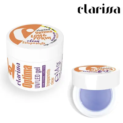 Clarissa optima transparent long form uv/led gel 25 gr