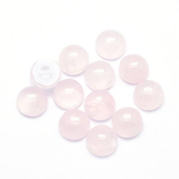 Natural Rose Quartz Cabochons