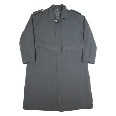 TOPMAN Insulated Mens Trench Coat Grey M