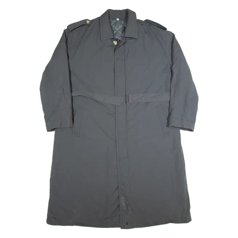 TOPMAN Insulated Mens Trench Coat Grey M