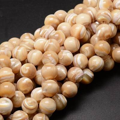 Natural Sea Shell Beads Strands