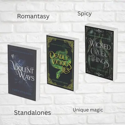 SIGNED-Wildewoods series bundle/character art fantasy romance novels