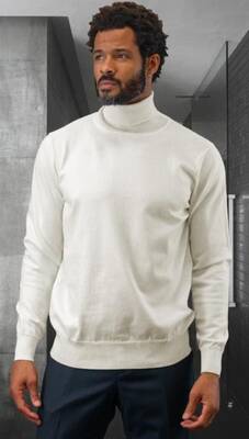 Mens Sweater Off-White - Wool And Cashmere Fabric