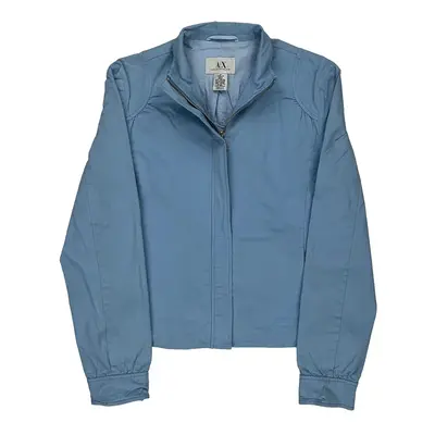 Armani Exchange Jacket - Small Blue Cotton Blend