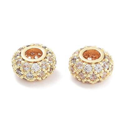 Brass with Cubic Zirconia Bead