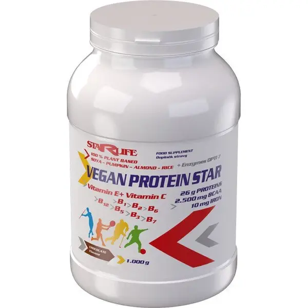 Starlife Vegan Protein STAR - Chocolate 1000g