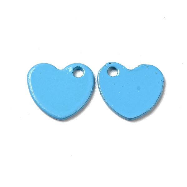Spray Painted 201 Stainless Steel Charms
