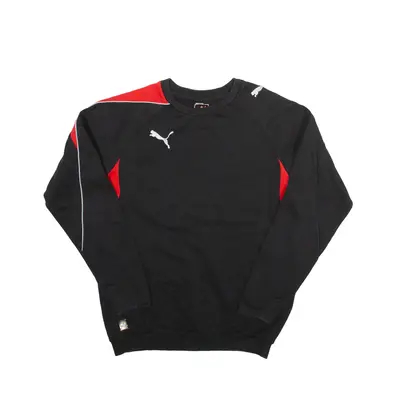 PUMA Sweatshirt Black Crew Neck Boys XL