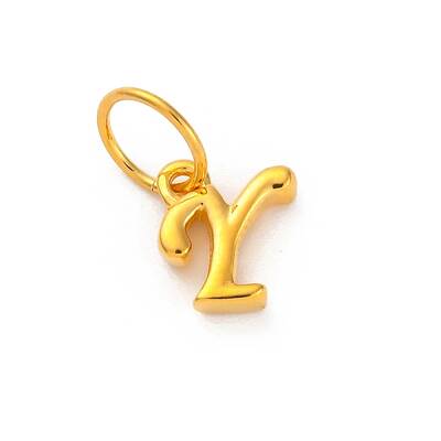 925 Sterling Silver Letter Charms with Jump Rings