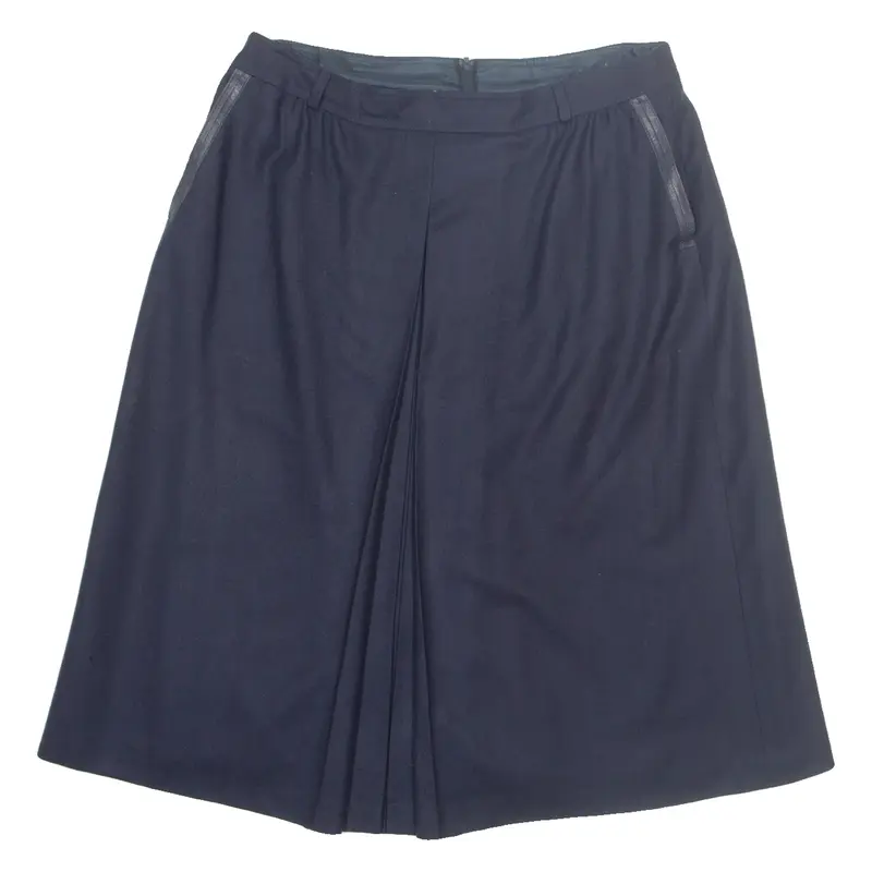 GERRY WEBER Womens A-Line Skirt Blue Midi M