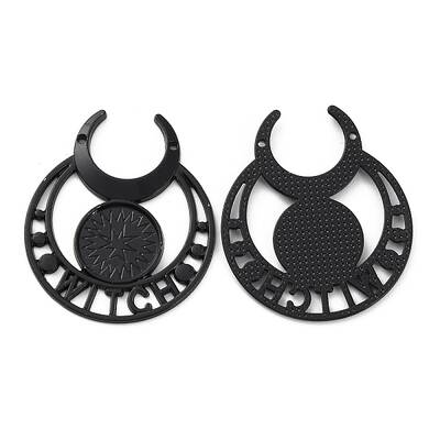 Retro Alloy Pendant Cabochon Settings