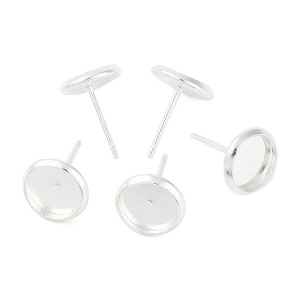 304 Stainless Steel Stud Earring Settings
