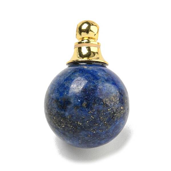 Natural Lapis Lazuli Perfume Bottle Pendants