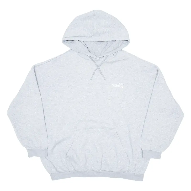 ADIDAS Womens Grey Hoodie UK 22
