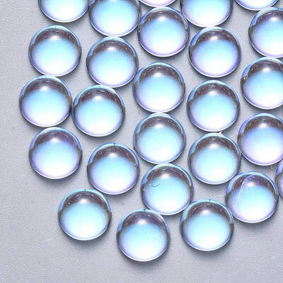 Transparent Glass Cabochons