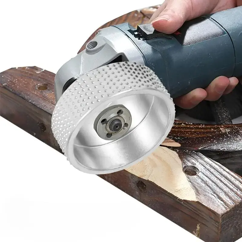 16mm Woodworking Angle Grinder Polishing Disc, Woodworking Sanding & Shaping Rotary Wheel with Spikes for Shaping & Smoothing...
