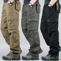 Tactical Cargo Pants Men Cotton Overalls Outdoor Work Trousers Big Size Hombre Clothing Camo Hiking Pants Menswear Gamis  Fat...