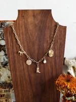 Western Cowboy Hat & Boots Design Pendant Necklace, Vintage Charm Necklace for Women for Gift, Fashion All-match Jewelry Acce...