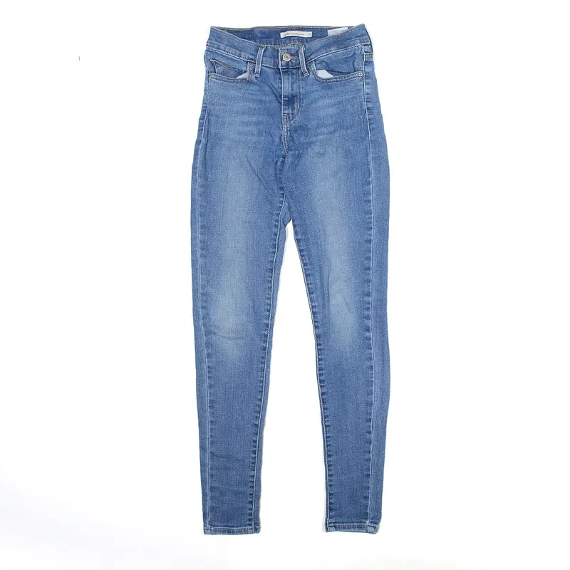 LEVI'S Slimming Jeans Blue Denim Slim Skinny Womens W25 L30