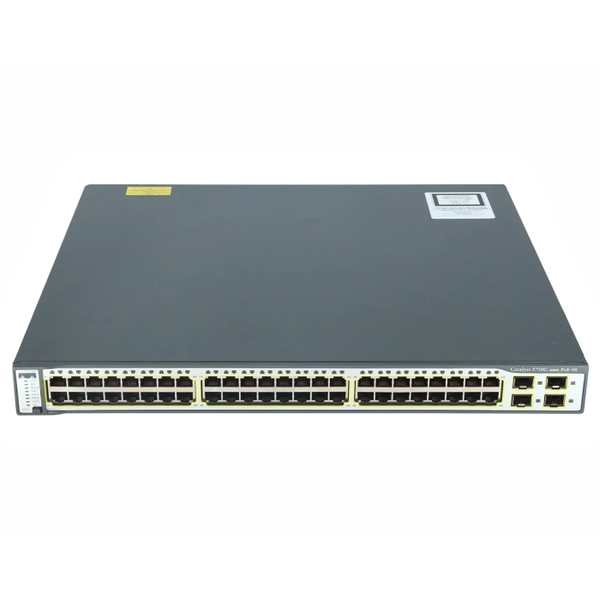 WS-C3750G-48PS-S-C37-RF Cisco C3750G-48PS 48-Port + 4-Port SFP Switch
