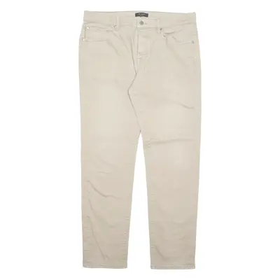 TED BAKER Mens Trousers Beige Regular Tapered W34 L30