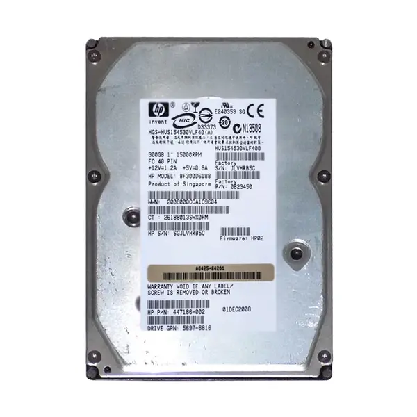 BF300D6188 HP 300GB 2Gb/s Fibre Channel 15000 3.5-inch Hard Drive