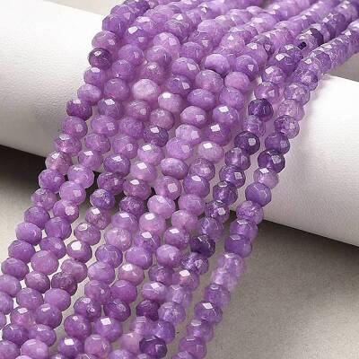 Natural White Jade Bead Strands