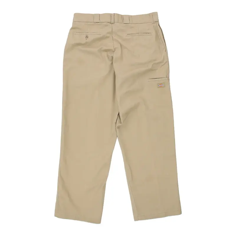 Dickies Trousers - 36W 30L Beige Cotton Blend