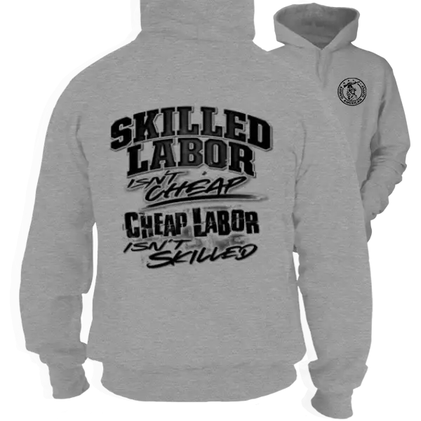 Skilled Labor - Heather Gray Hoodie