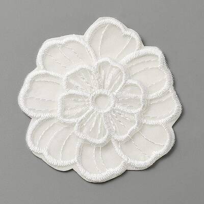 Computerized Embroidery Lace Self Adhesive/Sew on Patches