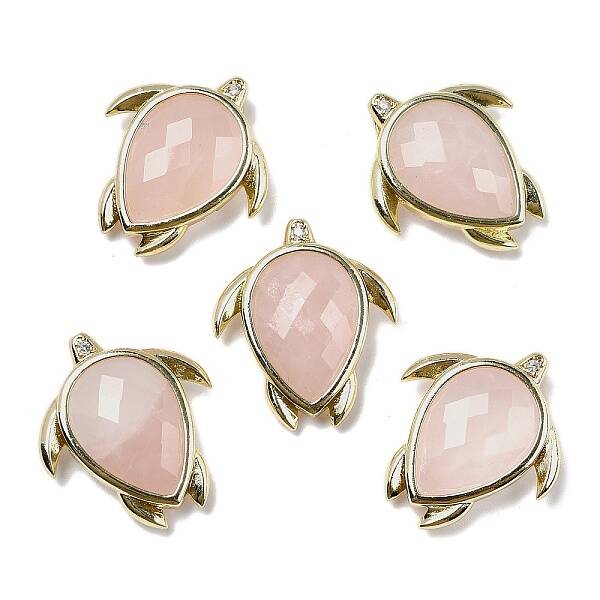 Natural Rose Quartz Pendants