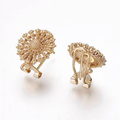 Brass Stud Earring Findings