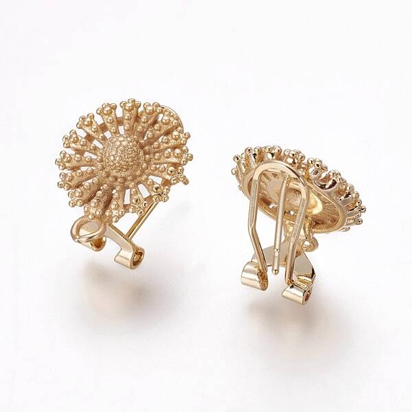 Brass Stud Earring Findings