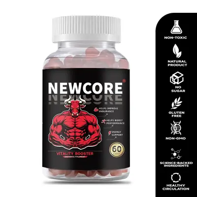 Newcore 7-in-1 Nitric Oxide Booster - Maca Root & L-Arginine & Ashwagandha & Horny Goat Weed & Shilajit & Tongkat Ali & Beet ...