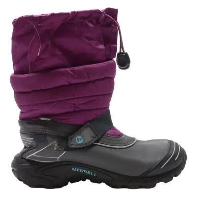 MERRELL Snow Boots Grey Synthetic Womens UK 4