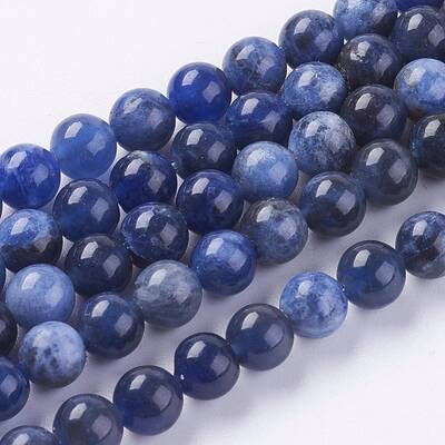 Natural Sodalite Beads Strands