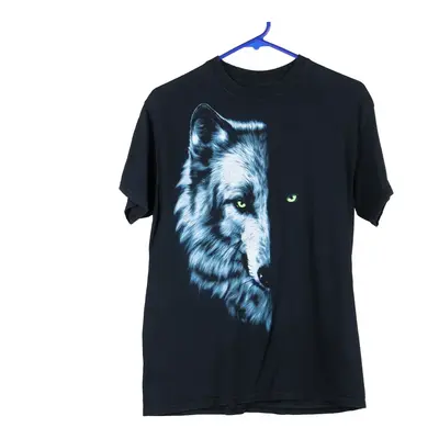 Unbranded Graphic T-Shirt - Small Black Cotton