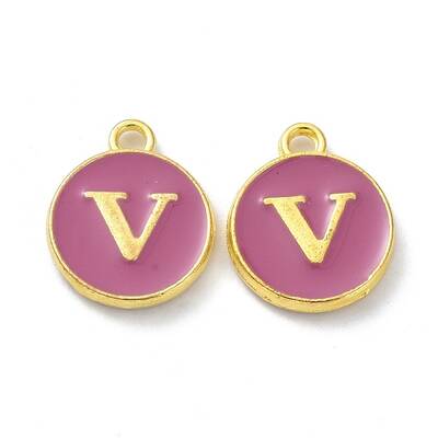 Golden Plated Alloy Enamel Charms