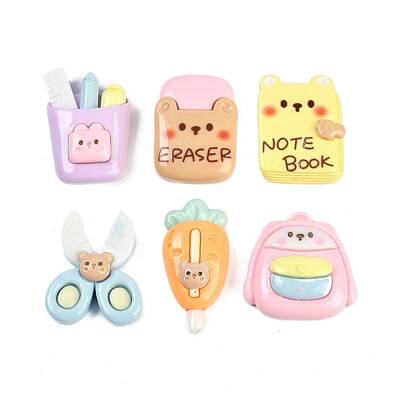 School Supplies Theme Resin Cabochons