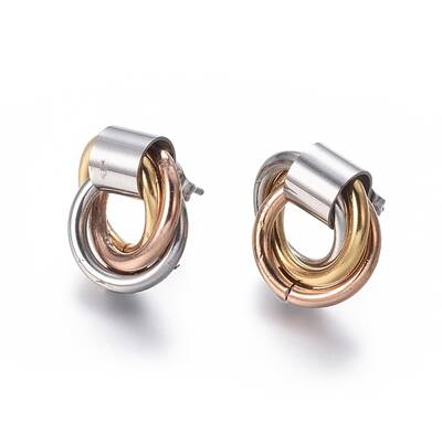 304 Stainless Steel Stud Earrings